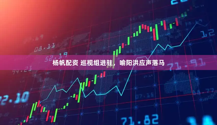 杨帆配资 巡视组进驻，喻阳洪应声落马